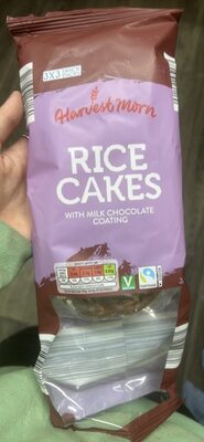 Harus Morn RICE CAKES WITH MILK CHOCOLATE COATING