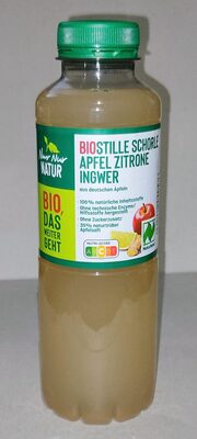 Stille Bio-Schorle - Apfel-Zitrone-Ingwer