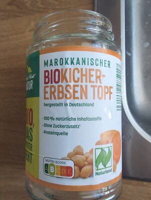 Marokkanischer Bio-Kichererbsentopf