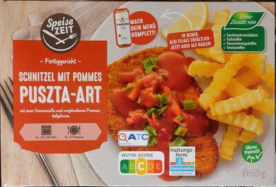 Schnitzel mit Pommes - Puszta-Art