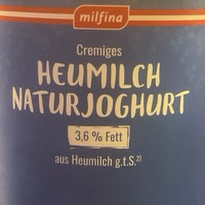Cremiges Heumilch Naturjoghurt