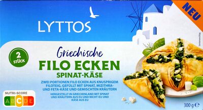 Filo-Ecken - Spinat-Käse