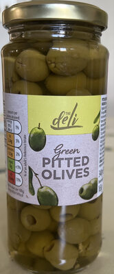 Green Pitted Olives