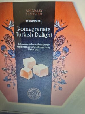 pomegranate Turkish delight