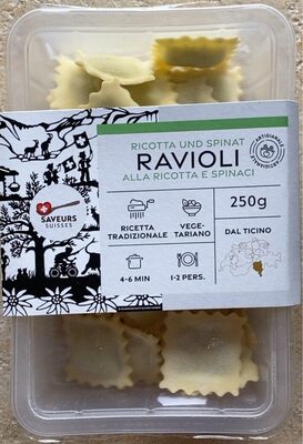 Ravioli alla ricotta e spinaci