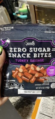 Zero Sugar Snack Bites Turkey Sausage