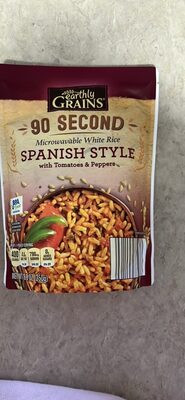Microwavable White Rice Spanish Style with Tomatoes & Peppers