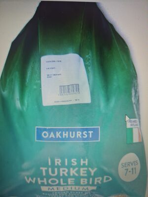 irish turkey whole bird medium