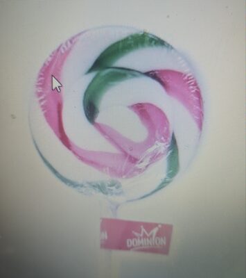 Peppermint Candy Cane lolly