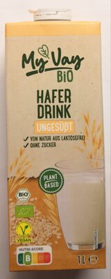 Bio-Haferdrink ungesüßt