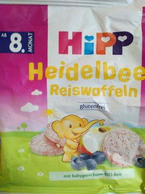 Hipp Heidelbeer Reiswaffeln