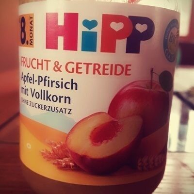 Hipp Frucht Und Getreide, Apfel Pfirsich Mit Vollk. ..