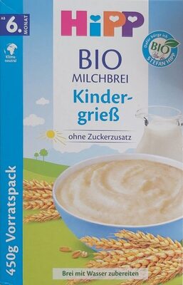 Bio Milchbrei Kindergrieß