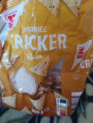 Knusprige cracker sesam