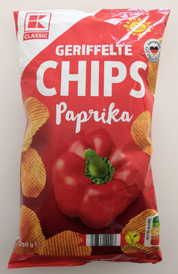 Geriffelte Chips Paprika