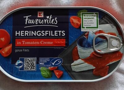 Heringsfilets in Tomaten-Creme
