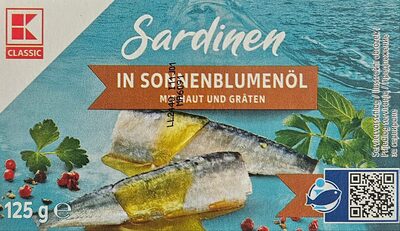 sardinky z kůži a kostmi je slunečnicový olej