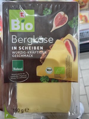 Bergkäse in Scheiben