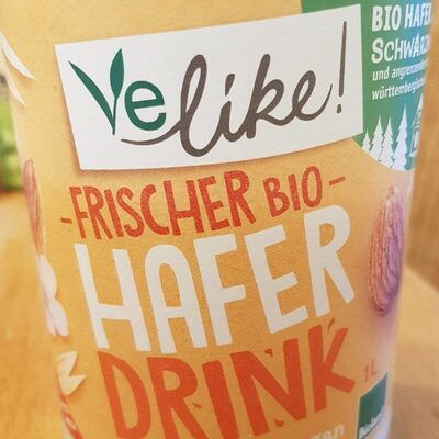 Frischer Bio Haferdrink Mandel