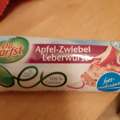 Apfel-Zwiebel-Leberwurst