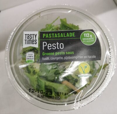 Pastasalade groene pesto