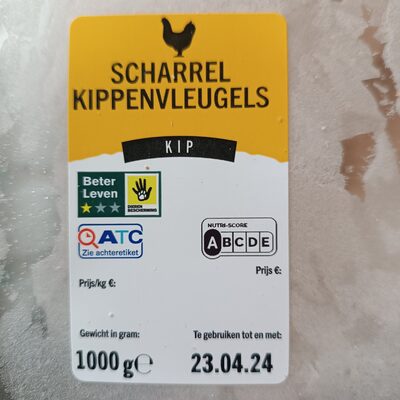 Scharrel kippenvleugels