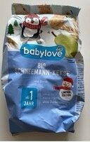 Bio Schneemann-Kekse