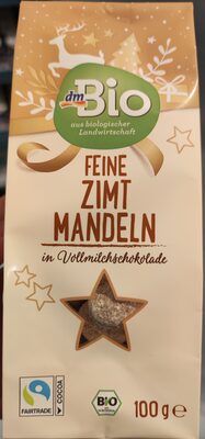 Feine Zimt Mandeln in Vollmilchschokolade