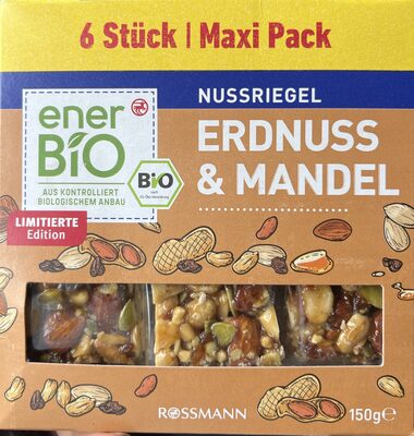 Nussriegel Erdnuss & Mandel