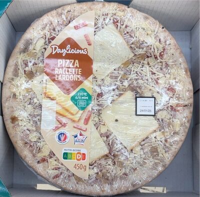 Pizza raclette lardons