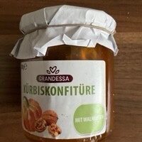 Kürbiskonfitüre mit Walnüssen