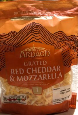 Grated Red Cheddar & Mozarella