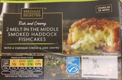 Melt in the middle smoked haddock fishcakes