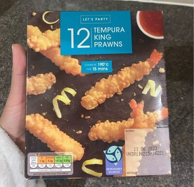 Tempura king prawns