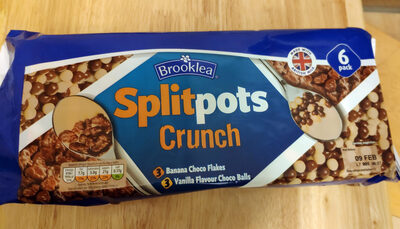 Brooklea Yogurt & Biscuit Pieces Split Pots 3x Ban
