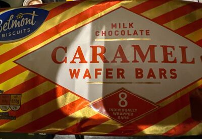 Caramel wafer bars