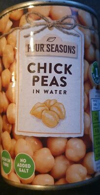 Chickpeas in water