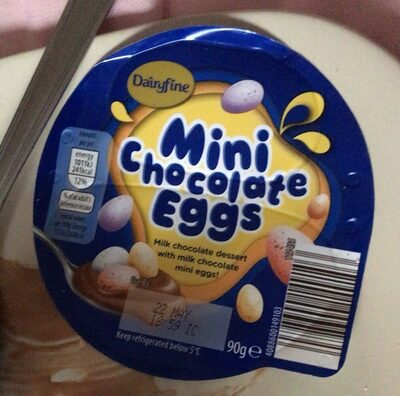 Mini chocolate egg yoghurt!