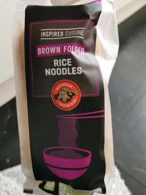 Folded brown rice noodles
