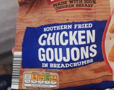 Southan fried chicken goujons
