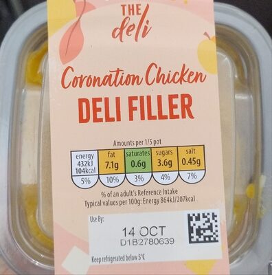 Coronation Chicken Deli Filler