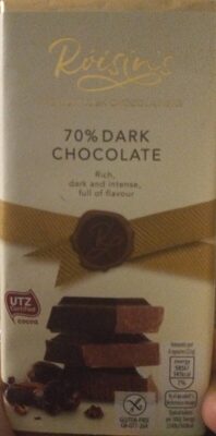 70% dark chocolate