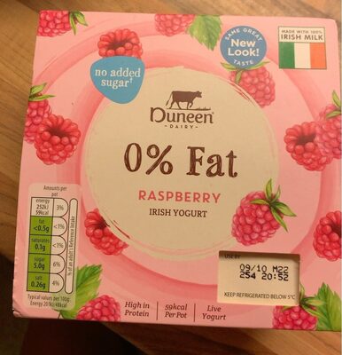 0% Fat Raspberry Irish Yogurt