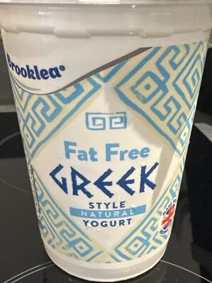 Brooklea Greek Style Fat Free Natural Yogurt