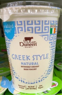 Greek style yogurt