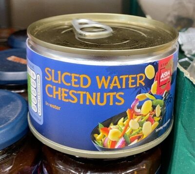 Sliced water chestnuts