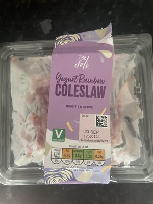Yoghurt Rainbow Coleslaw