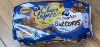 2 X Choco Layers 2 X Chocolate Buttons
