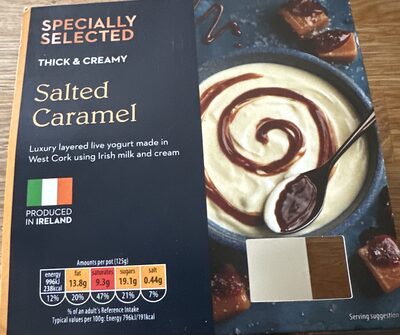 Yogurt salted caramel