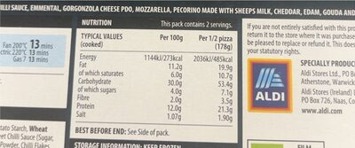 Stone baked Italian inspired 8 cheese pizza